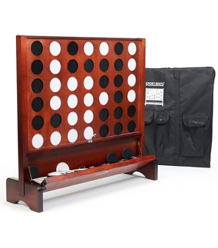 Amazon.com: SPORT BEATS Giant Wooden 4 in a Row Connect Game 2.7